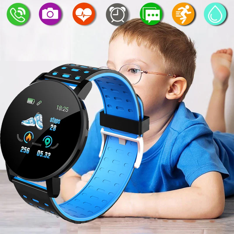 Smartwatch Digital Watches For Boys - Jam tangan pintar olahraga anak-anak, jam