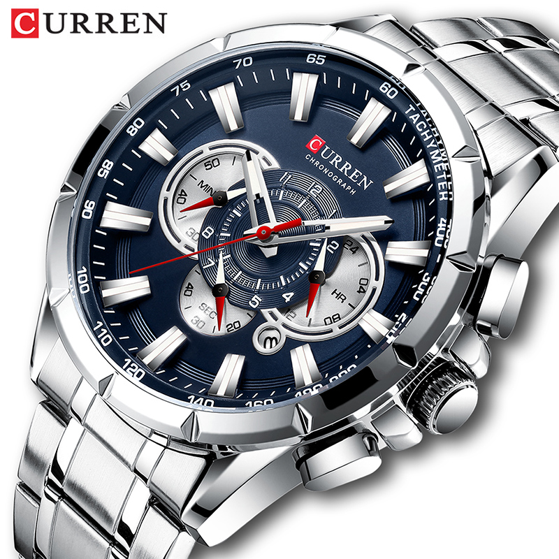 Smartwatch Watches For Men Brands - CURREN Jam Tangan Jam Tangan Pria