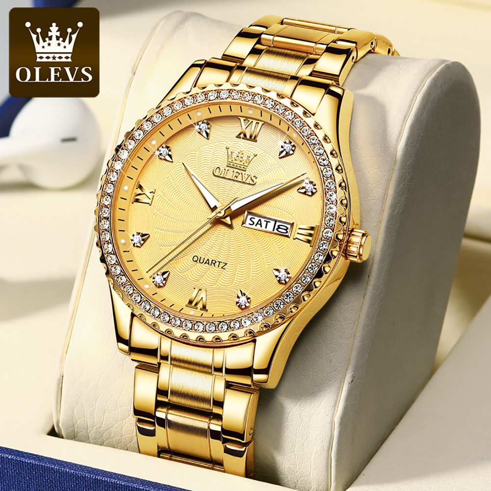 Smartwatch Watches For Men Brands - OLEVS 5565 Jam Tangan Kuarsa Bermerek