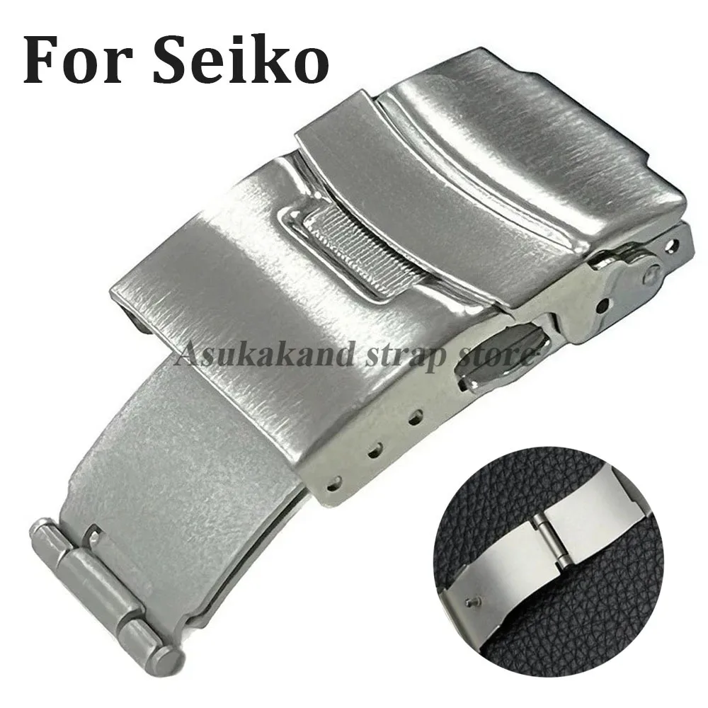 Replacement Watch Bracelet - Gesper Lipat Baja Tahan Karat Perak
