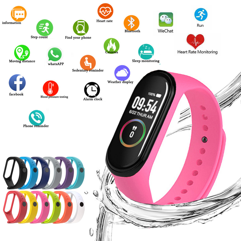 Smartwatch Watches For Women Branded - M4 Jam Tangan Pintar Gelang Olahraga