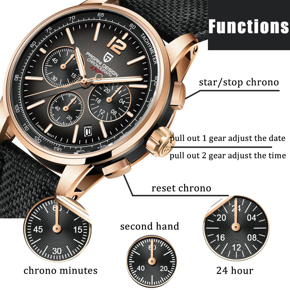 Anti-Magnetic Watch - PAGANI DESIGN Jam Tangan Pria Baru