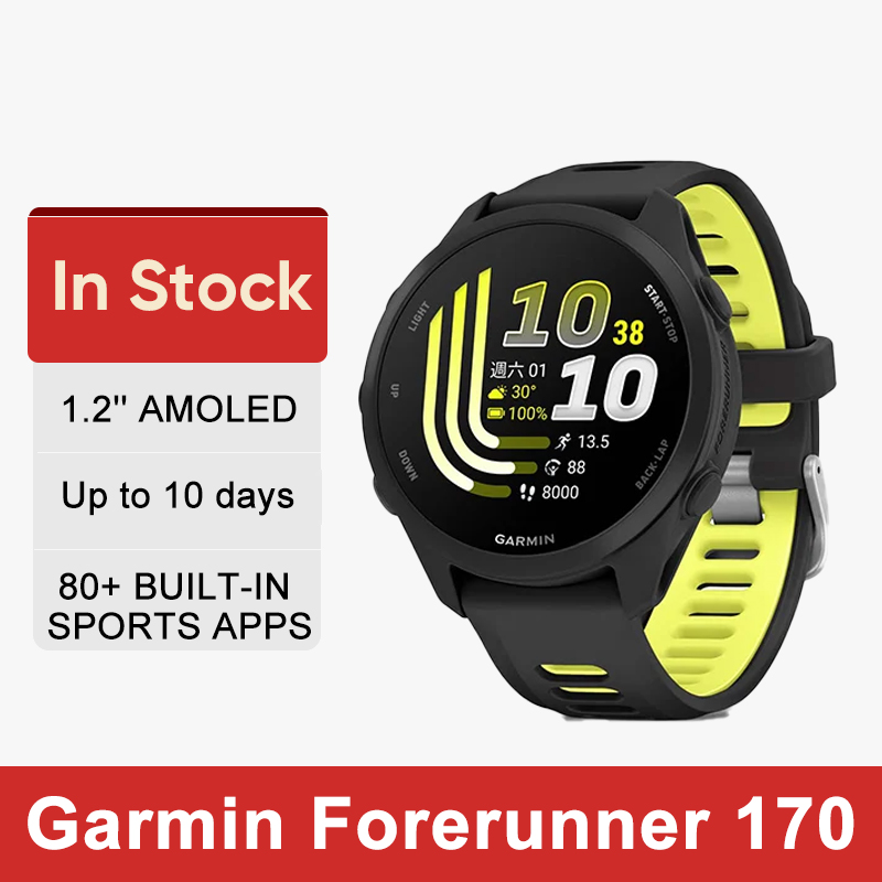Timex Watches Smartwatch - Garmin Forerunner 170 Layar AMOLED 1,2''