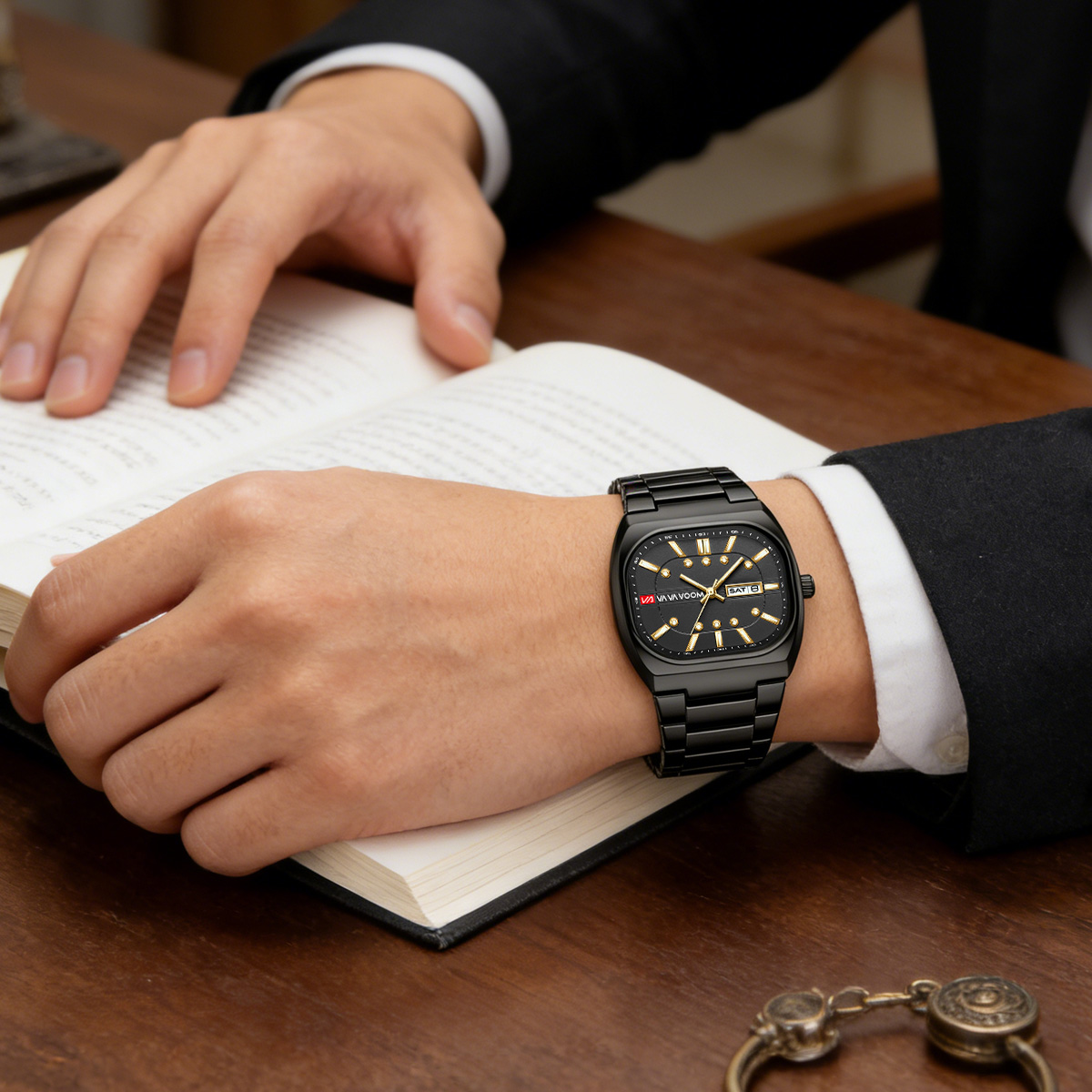 Jam Tangan Pria Quartz Desain  - Anti-Magnetic Watch ulasan dan harga