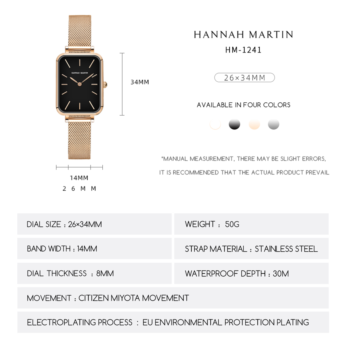 Jam tangan wanita Ultra tipis, - Anti-Magnetic Watch ulasan dan harga