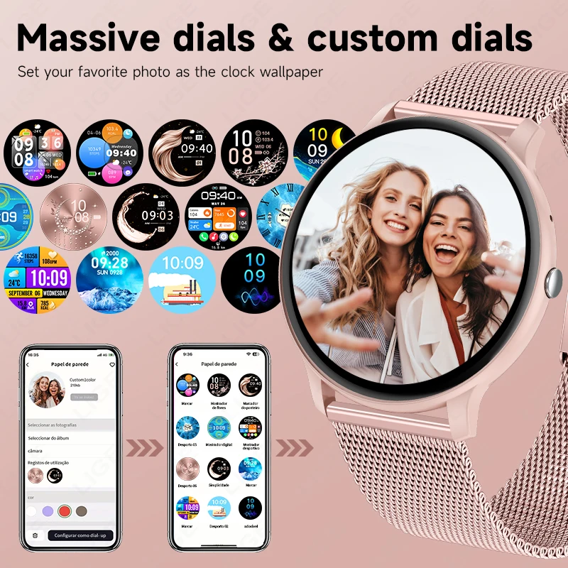Jam Tangan Pintar LIGE dengan  - Smartwatch Ladies Watches For Women ulasan dan harga