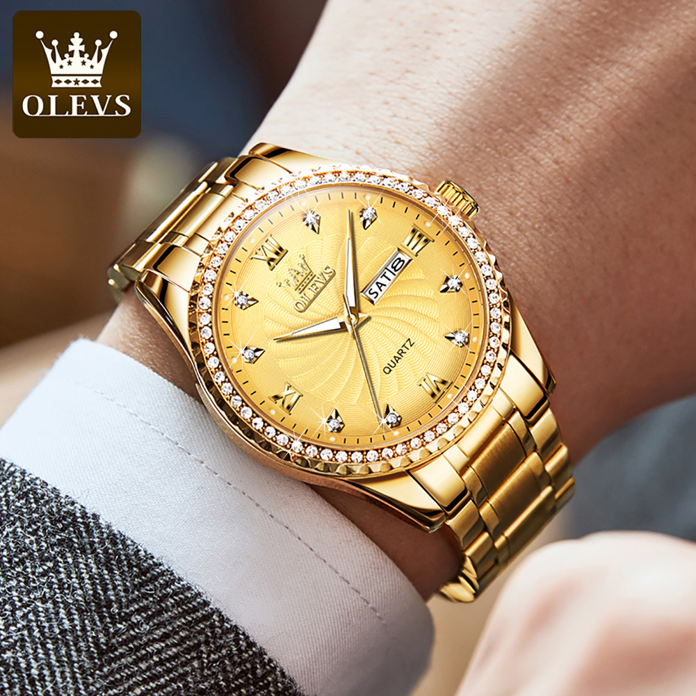 OLEVS 5565 Jam Tangan Kuarsa B - Smartwatch Watches For Men Brands ulasan dan harga