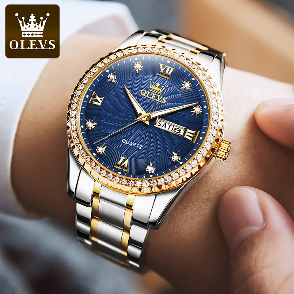 OLEVS 5565 Jam Tangan Kuarsa B - Smartwatch Watches For Men Brands ulasan dan harga
