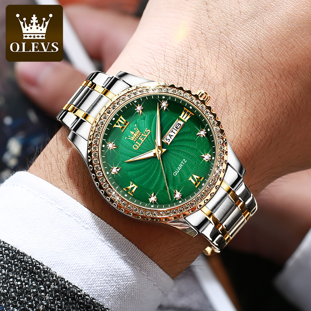 OLEVS 5565 Jam Tangan Kuarsa B - Smartwatch Watches For Men Brands ulasan dan harga