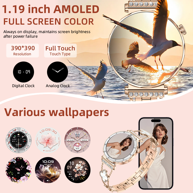 LIGE Jam Tangan Pintar Wanita  - Smartwatch Ladies Watches For Women ulasan dan harga