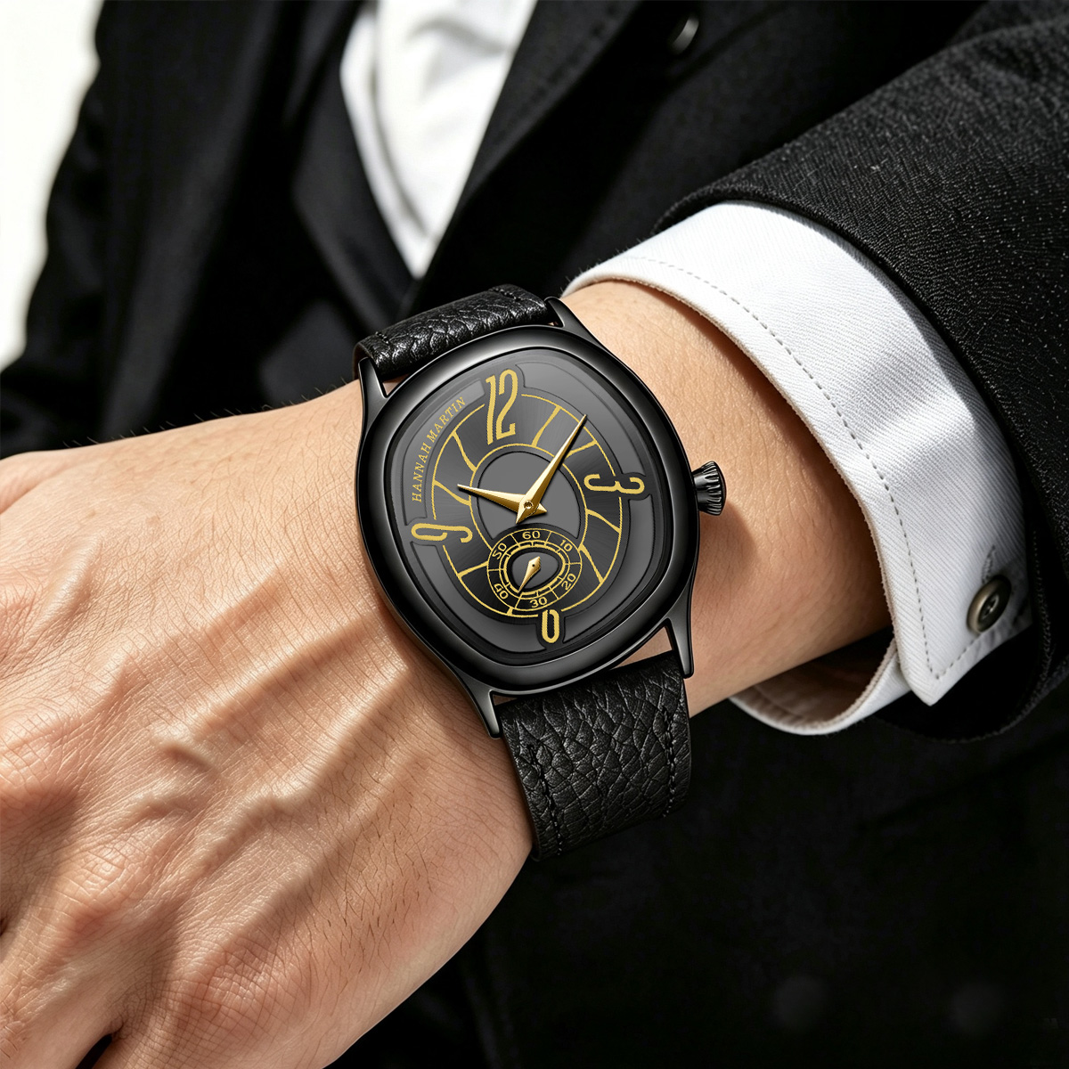 HANNAH MARTIN Jam Tangan Kulit - Anti-Magnetic Watch ulasan dan harga