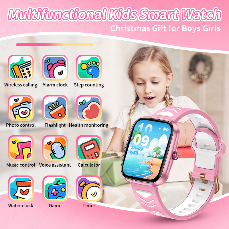 LIGE Jam Tangan Pintar Baru 1. - Smartwatch Digital Watches For Boys ulasan dan harga