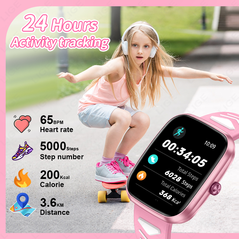 LIGE Jam Tangan Pintar Baru 1. - Smartwatch Digital Watches For Boys ulasan dan harga