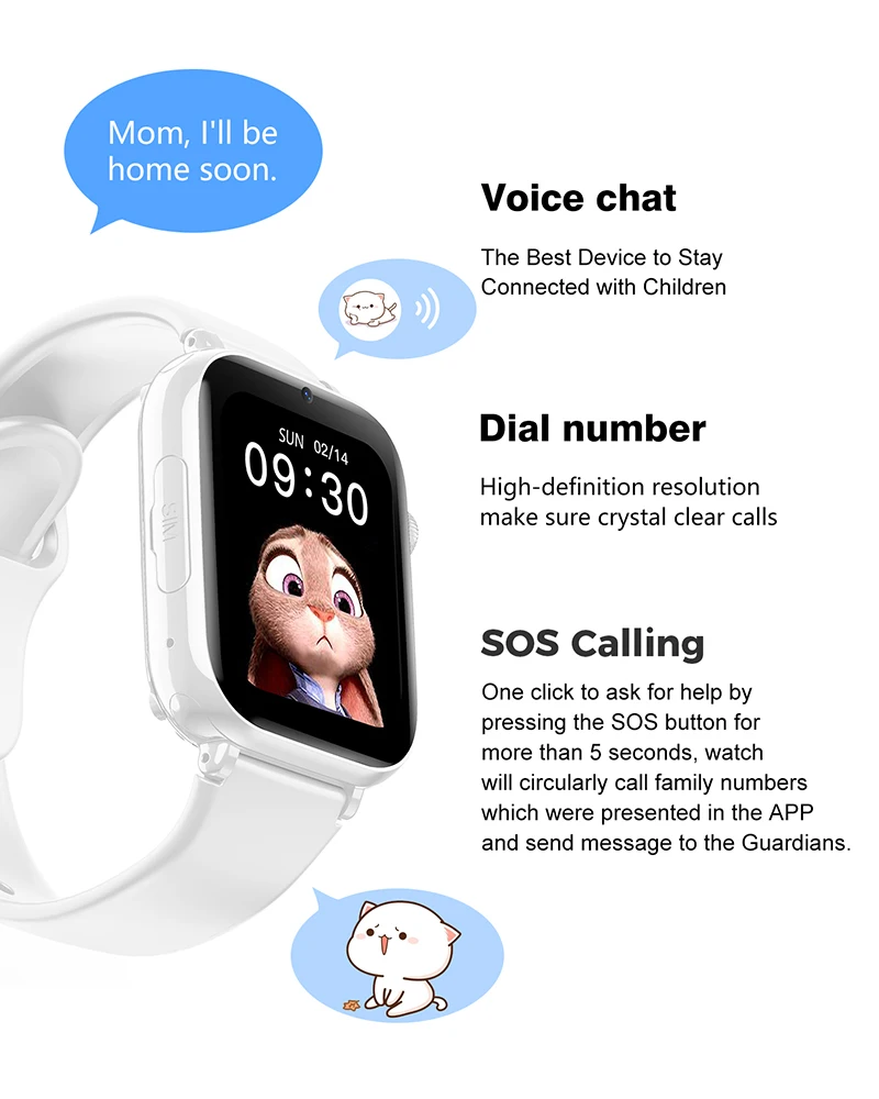 Jam tangan pintar anak, jam ta - Smartwatch Watches For Kid Girl ulasan dan harga