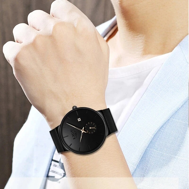 LIGE jam tangan olahraga pria, - Smartwatch Watches For Men Brands ulasan dan harga