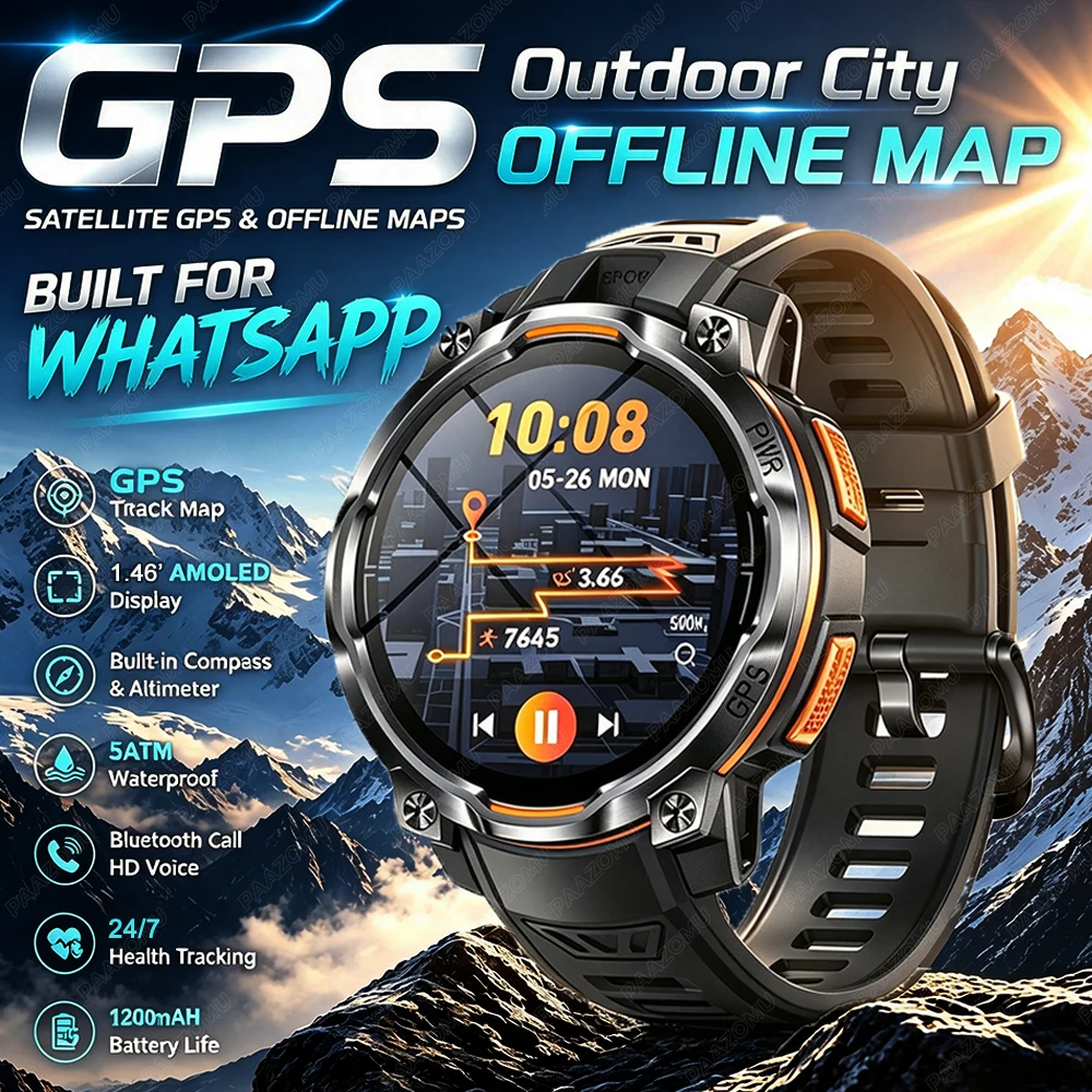 Jam Tangan Pintar Pria 2026 de - Smartwatch Watch Whatsapp ulasan dan harga