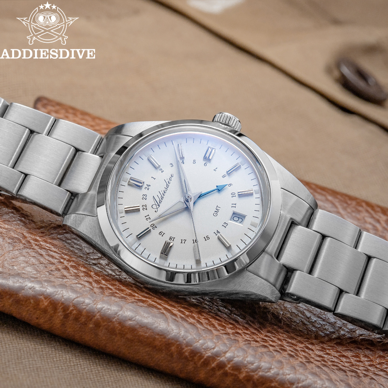 ADDIESDIVE Jam Tangan GMT Mewa - Smartwatch Watches For Men Brands ulasan dan harga