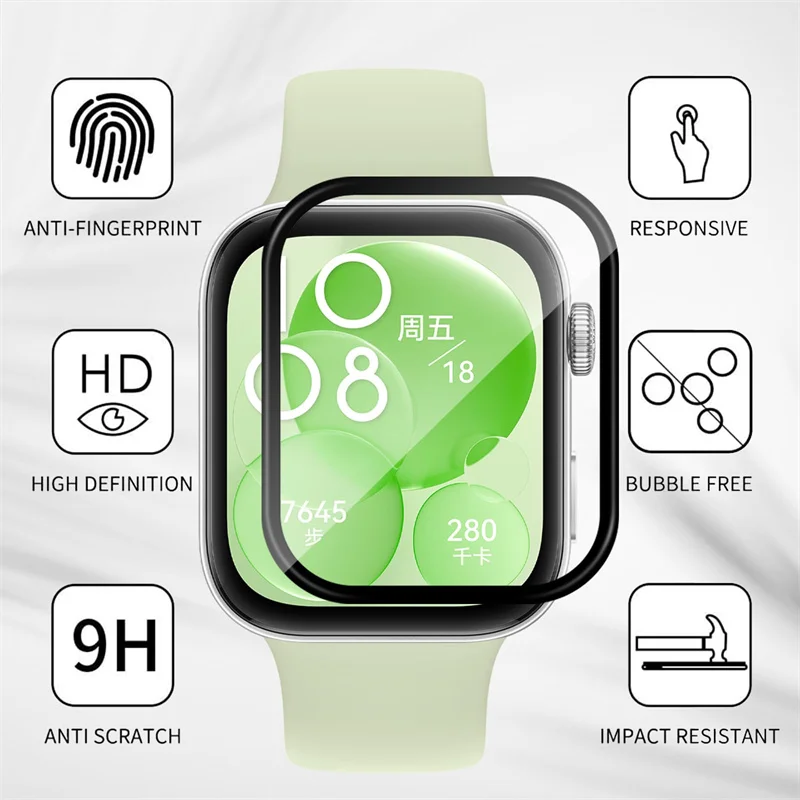 Pelindung layar 3D untuk jam t - Huawei Smartwatch Watch Fit ulasan dan harga